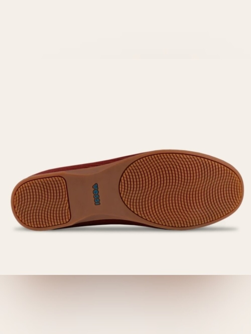 Vessi Women's Slip-On Flats in Brick Red - Picture 2 of 3